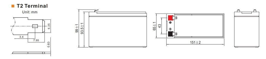 Desa 12V 7.5Ah Bakımsız Kuru UPS Akü