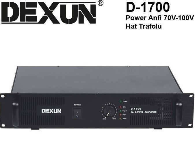 Dexun D-1700 700 W 70V-100V Hat Trafolu Power Anfi