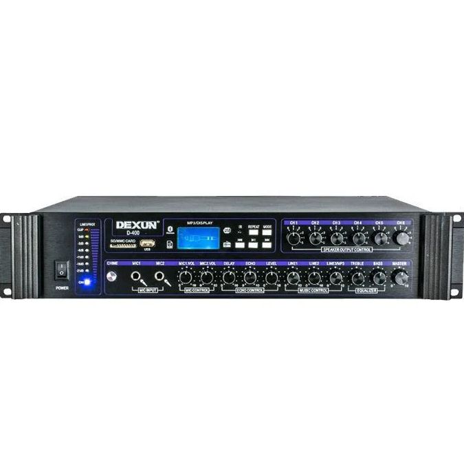 Dexun D-400 500W 100V 6 Bölgeli Mixer Anfi