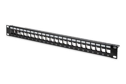 Digitus DN-91411 24 Port 1U Boş Patch Panel Siyah
