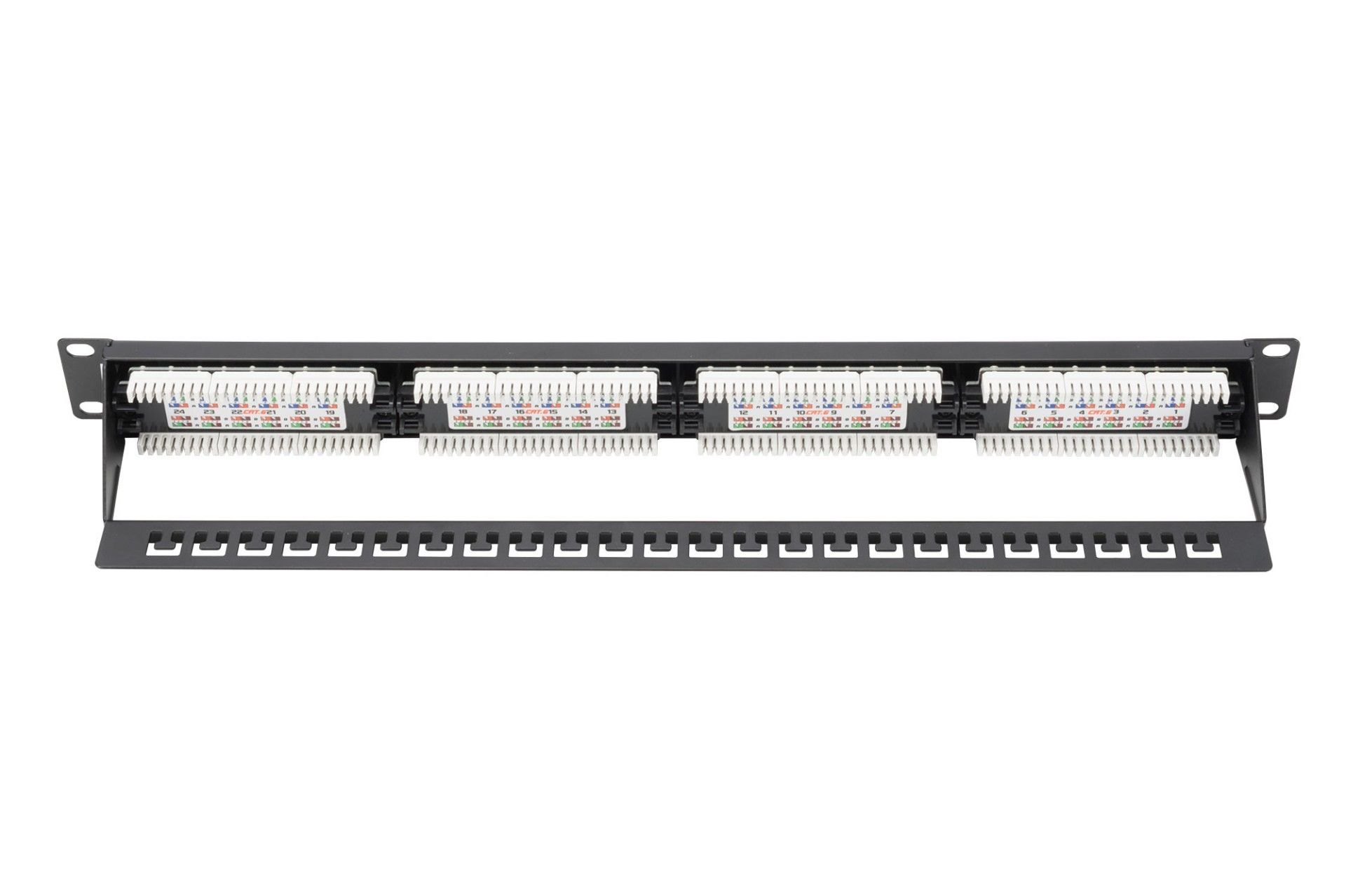 Digitus DN-91624U 24 Port 1U Siyah Patch Panel
