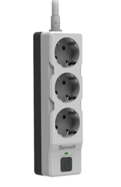 Dotvolt 3 lü Akım Korumalı Priz Beyaz 1.5m