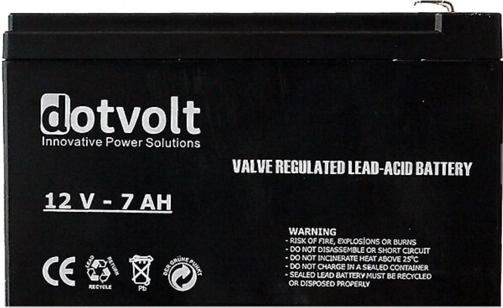 Dotvolt DT7-12 12V 7A Bakımsız Kuru Akü (K.10)