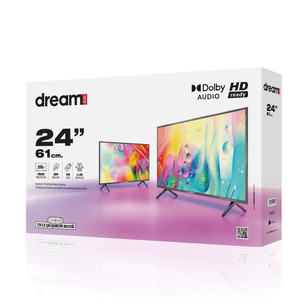 Dreamstar 24" 12V Bağlantılı Google HD Led Tv