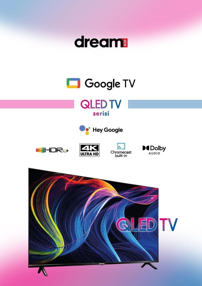 Dreamstar 65" 165cm 4K FHD Qled Google Tv