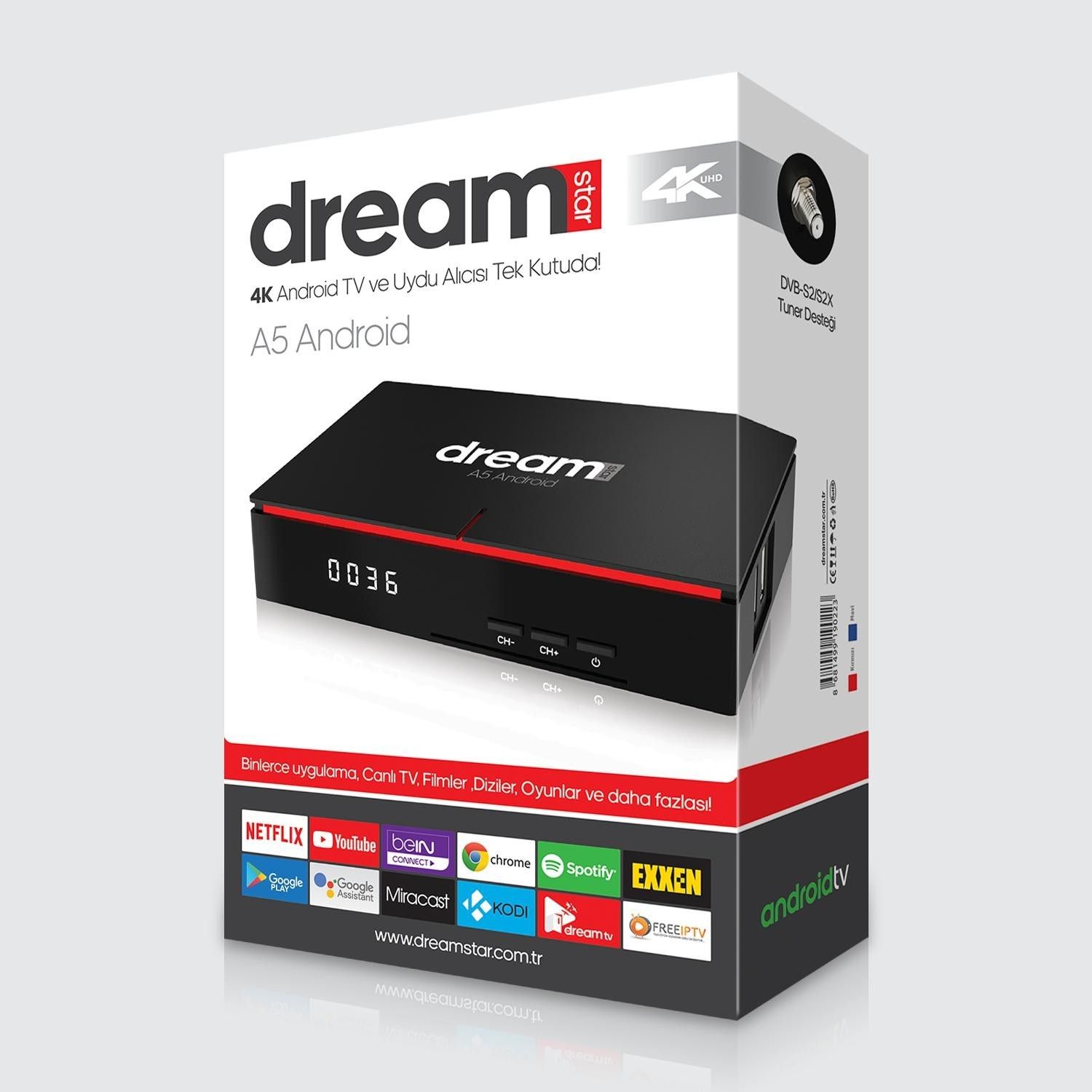 Dreamstar A5 Android Pro 4K Tv Box