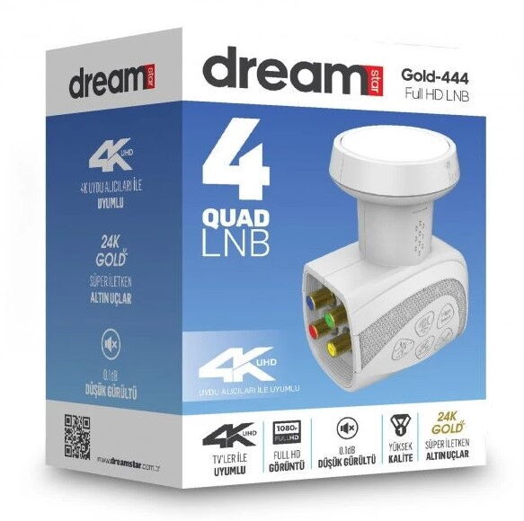 Dreamstar Gold-444 4 lü Lnb