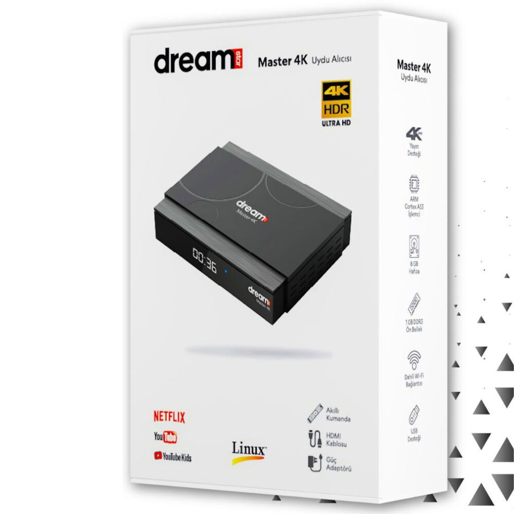 Dreamstar Master 4K Uydu Alıcısı