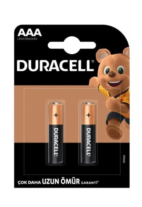 Duracell AAA İnce Kalem Pil (2 li Blister) (K.120)