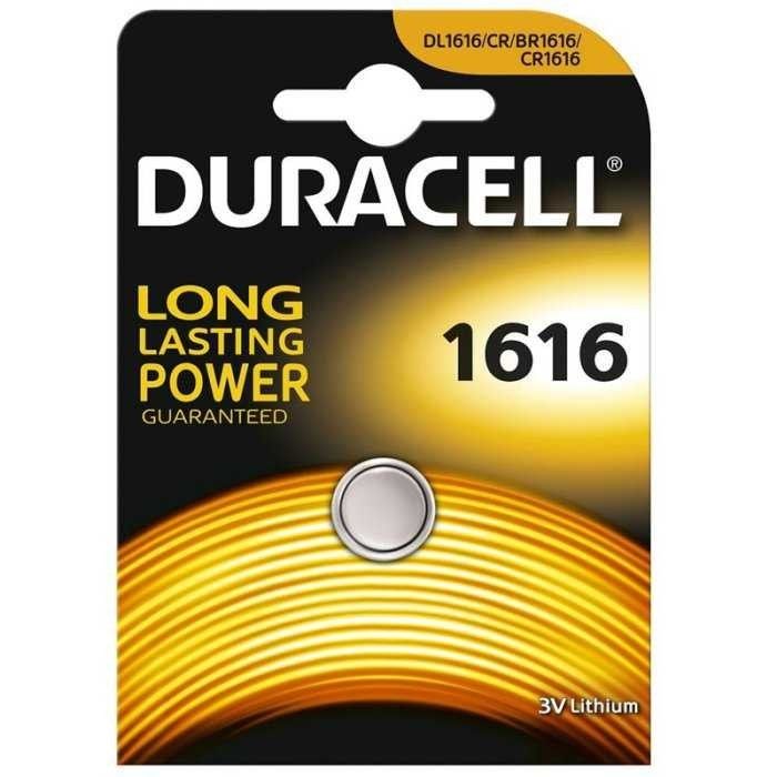 Duracell CR1616 3V Lityum Pil (Tekli Blister)