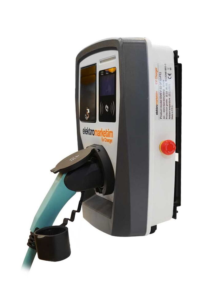 EMEV-S 22KW 400V Elektrikli Araç Şarj İstasyonu