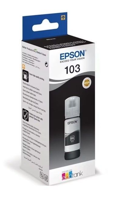 Epson 103 Ecotank 65ml. Mürekkep Black (Siyah)