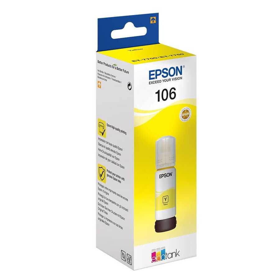 Epson 106 Ecotank 70ml. Mürekkep Yellow