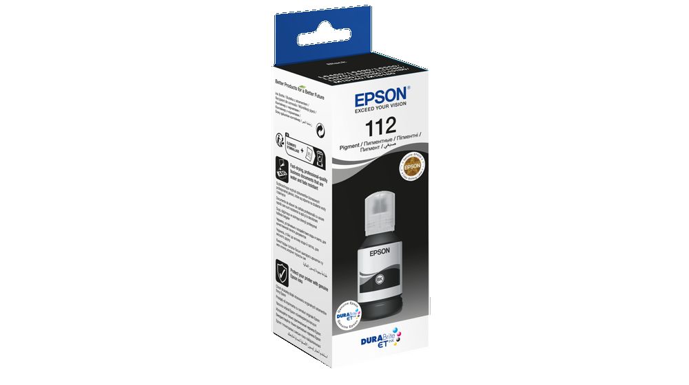 Epson 112 Ecotank 127ml Mürekkep Black (Siyah)