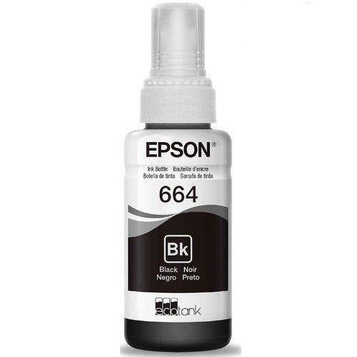 Epson 664 70ml. Mürekkep Black (Siyah)