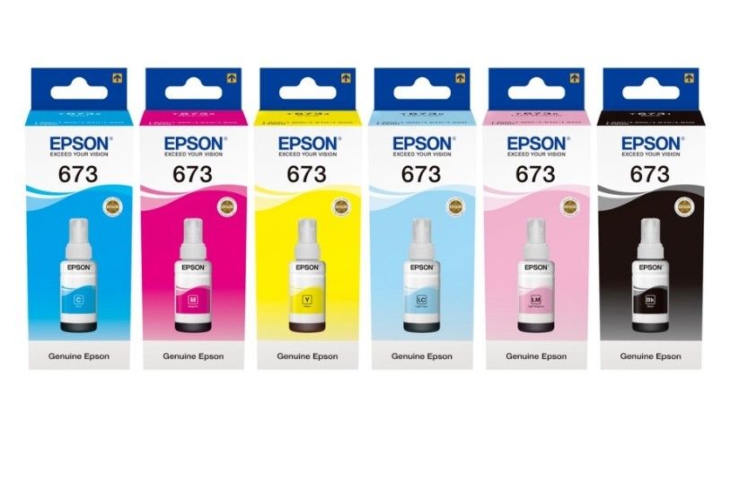 Epson 673 70ml. Mürekkep Black (Siyah)