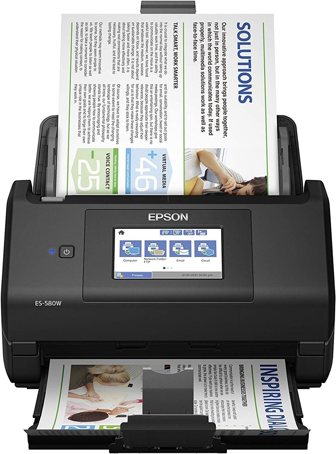 Epson WorkForce ES-580W Wifi+ ADF Tarayıcı.