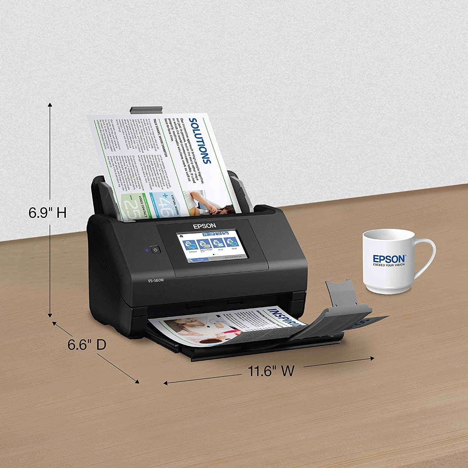 Epson WorkForce ES-580W Wifi+ ADF Tarayıcı.