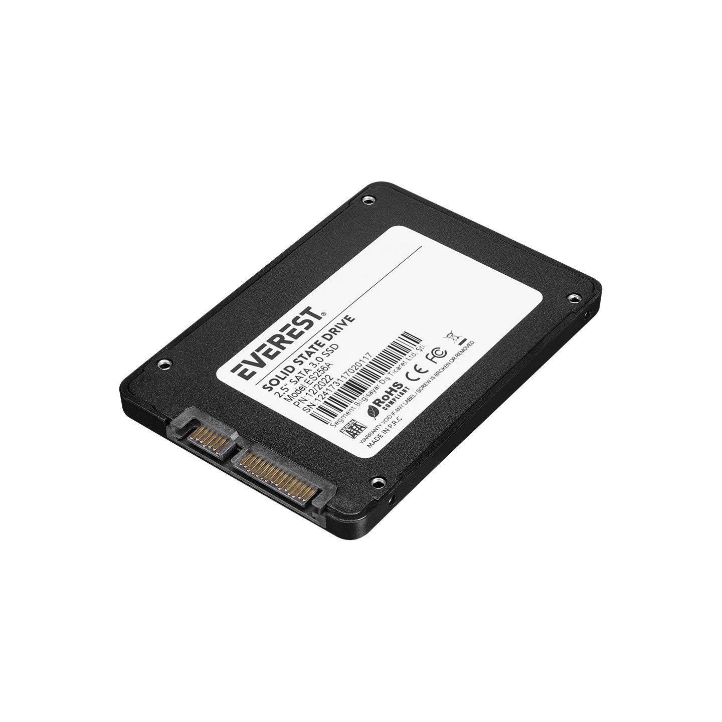 Everest ES256A 256Gb 2.5" Sata3 3D Nand Ssd Disk