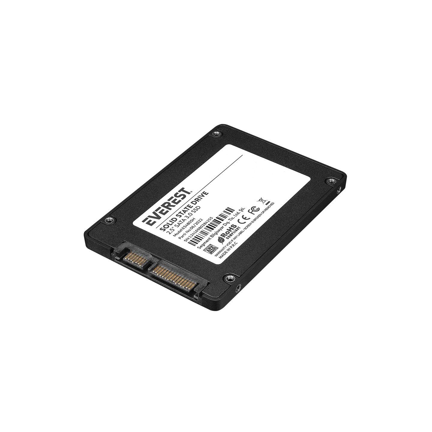 Everest ES480SH 480Gb 2.5" Sata3 3D Nand Ssd