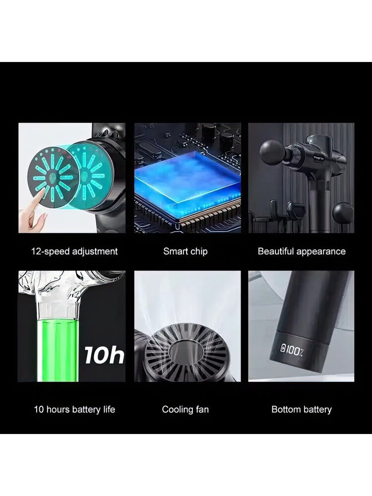 Everest EV-MT52 Şarjlı Masaj Tabancası