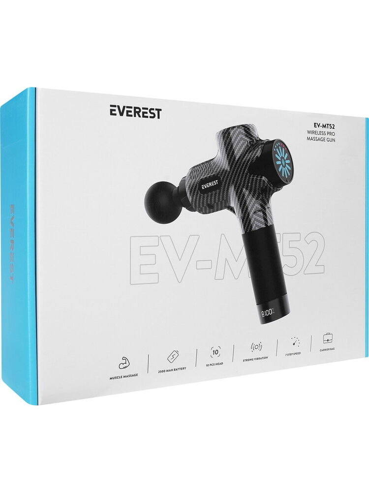Everest EV-MT52 Şarjlı Masaj Tabancası