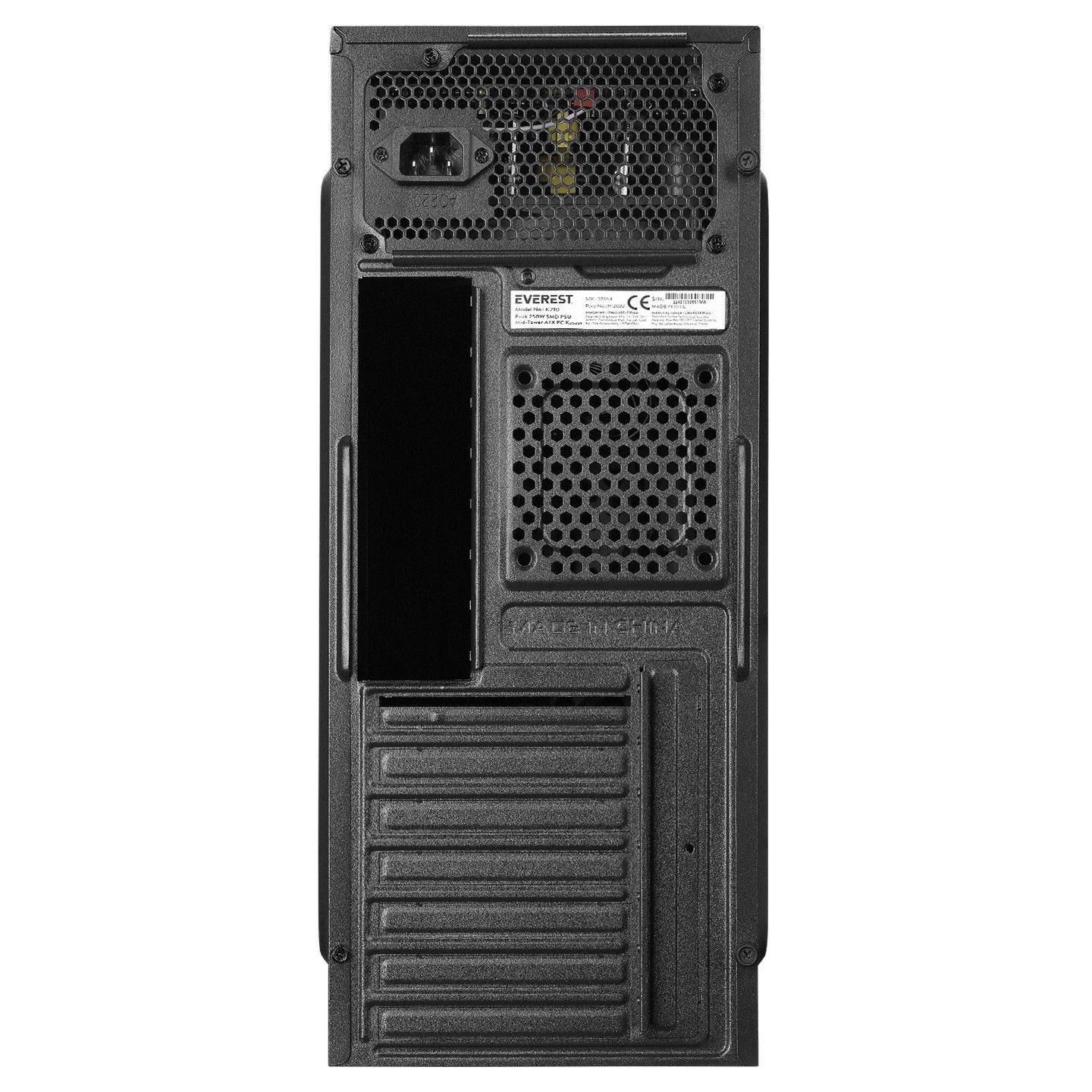 Everest K210 250W Peak Mid Tower ATX Kasa