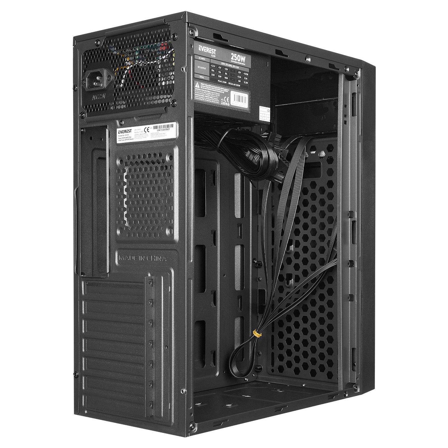 Everest K220 250W Peak Mid Tower ATX Kasa