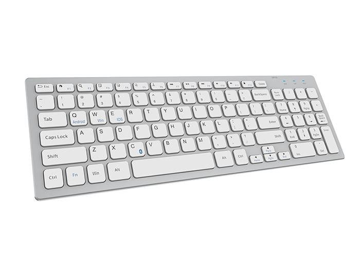 Everest KB-80W Beyaz/Gümüş Slim Kablosuz Klavye