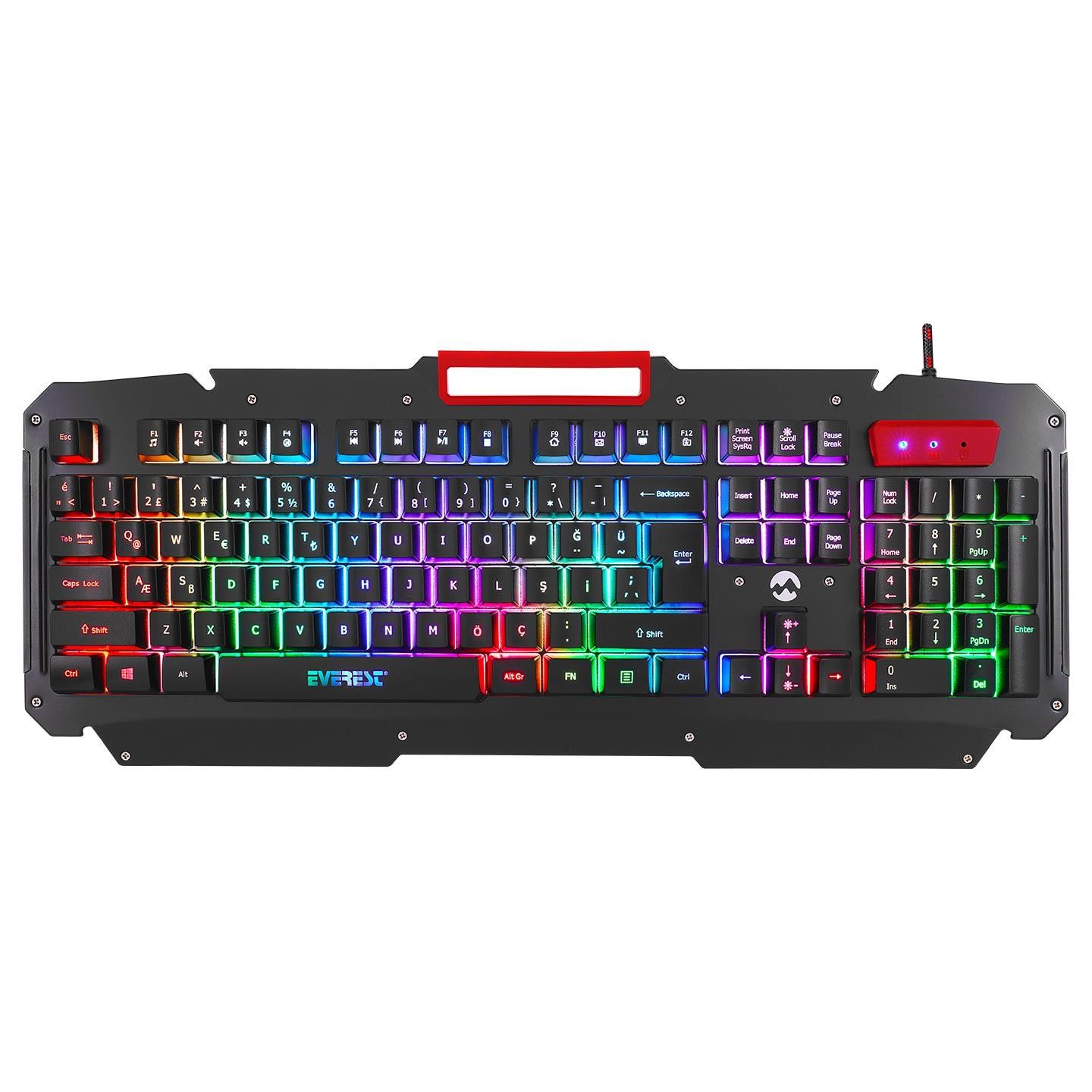Everest KB-R800 METAFOR Aydınlatma Oyuncu Q Klavye