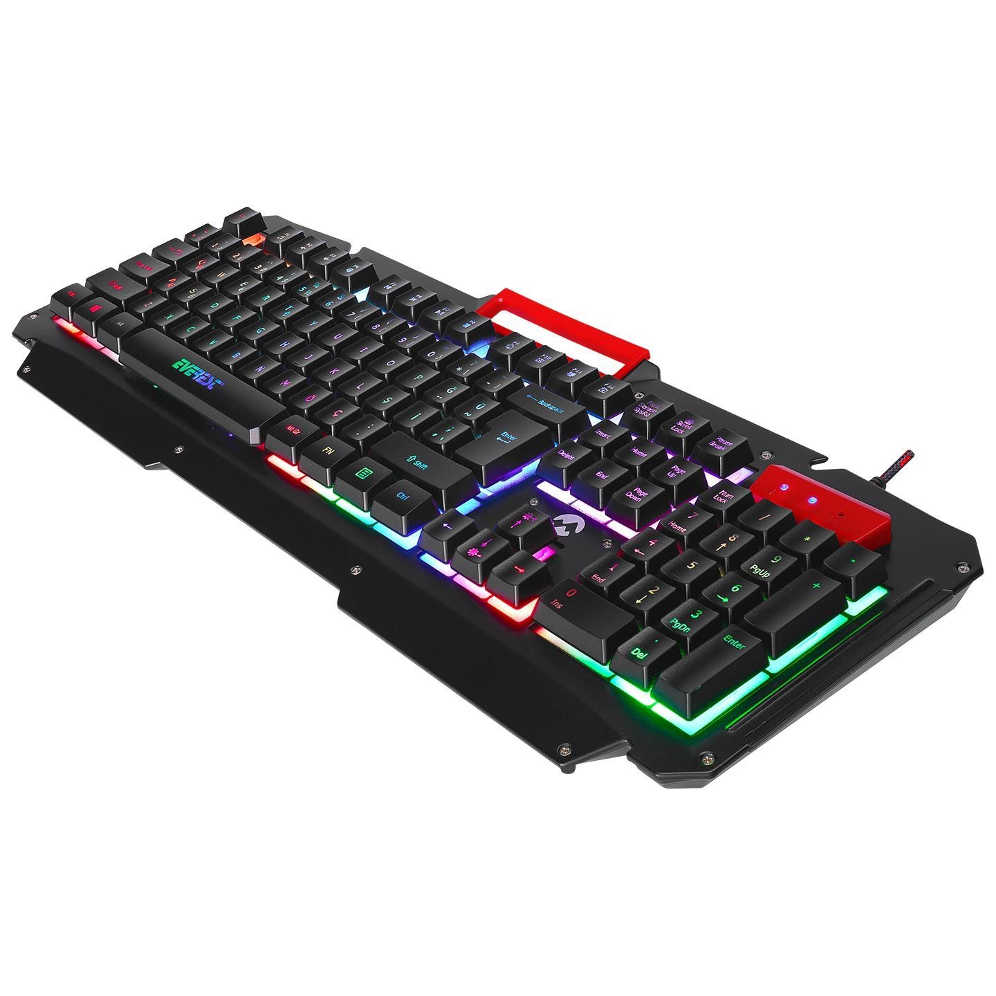Everest KB-R800 METAFOR Aydınlatma Oyuncu Q Klavye