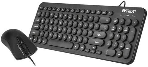 Everest KM-01K Siyah Kablolu Usb Klavye Mouse Set