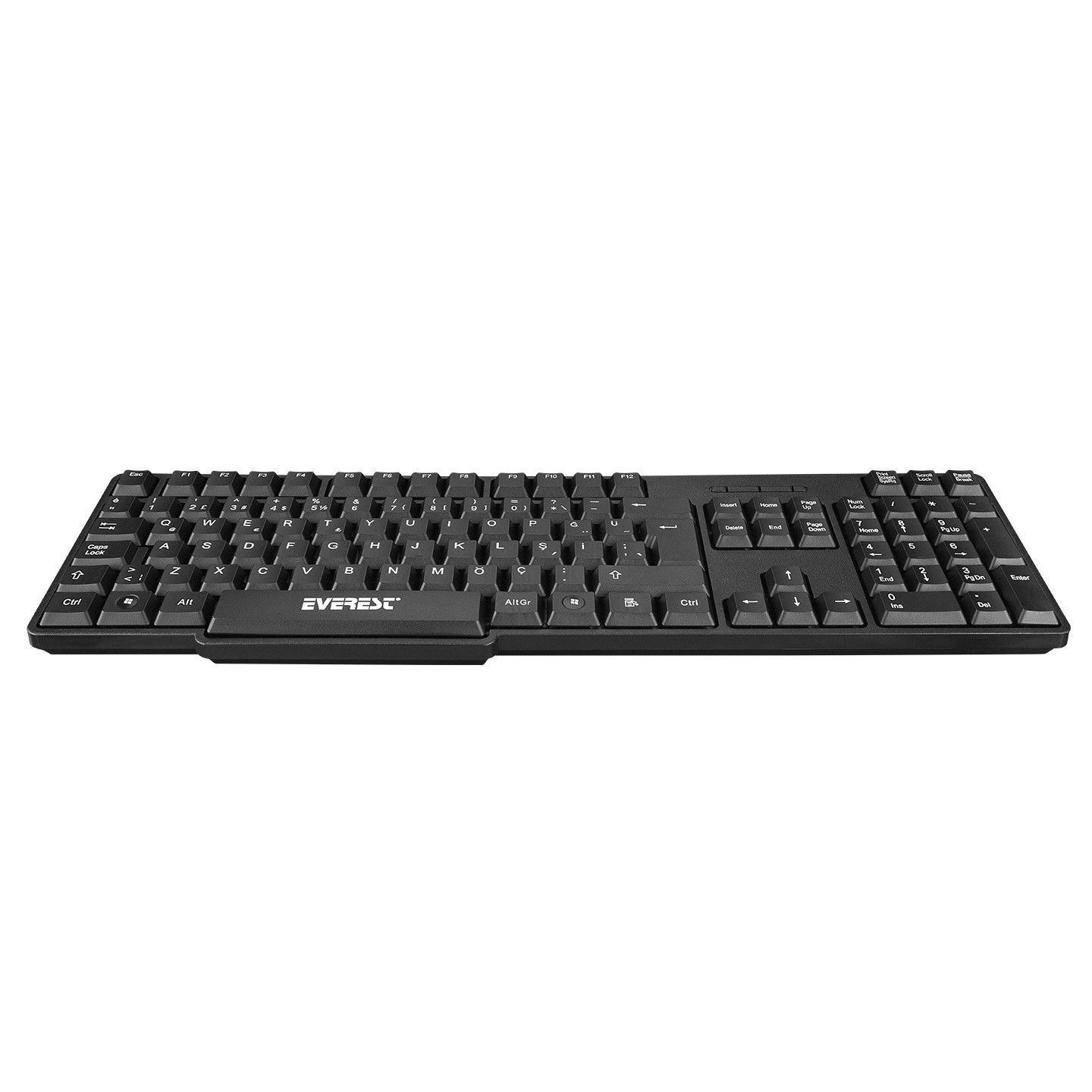 Everest KM-6852 Siyah Kablosuz Klavye Mouse Seti