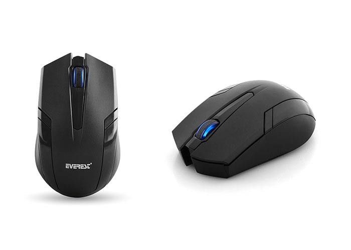 Everest KM-8000 Siyah Kablosuz F Klavye Mouse Set
