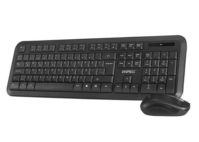 Everest KM-8100 Usb Kablosuz Q Klavye Mouse Set