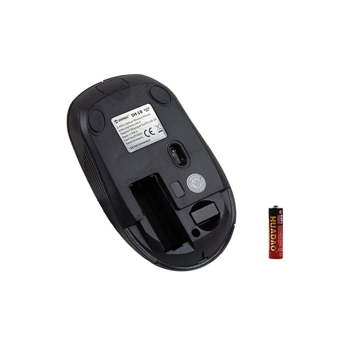 Everest SM-18 Siyah Kablosuz Mouse