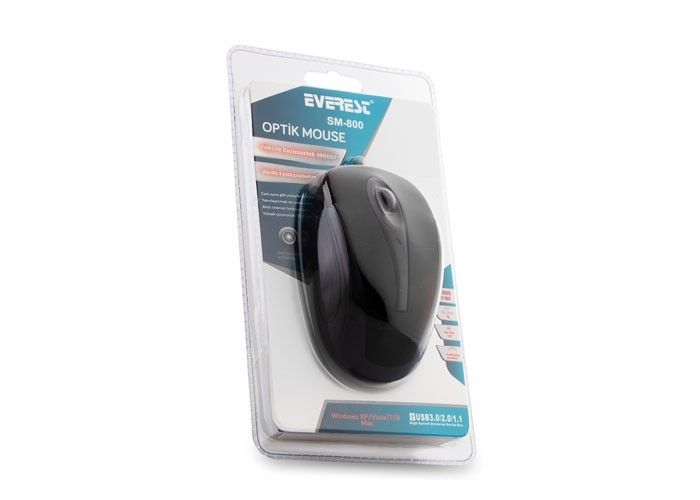 Everest SM-800 Usb Siyah Kablolu Mouse