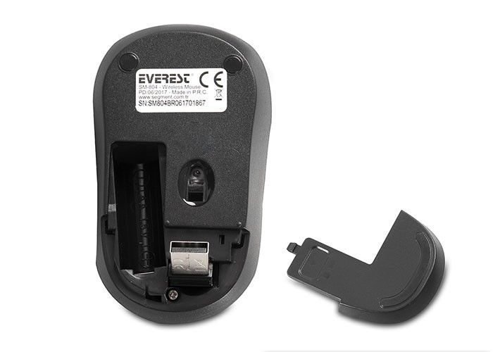 Everest SM-804 Usb Siyah/Turuncu Kablosuz Mouse