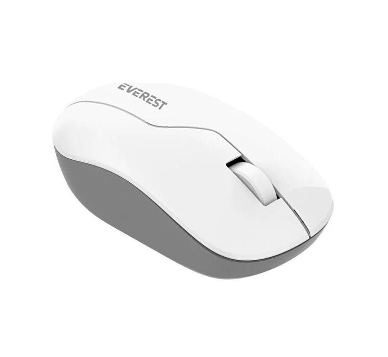 Everest SMW-973 Beyaz/Gri Kablosuz Mouse