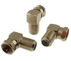 F Konnektör L Tip Dişi-Erkek