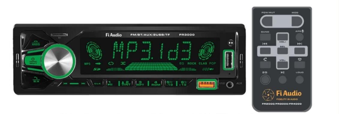Fi Audio FR3000 FM/BT/AUX/2 USB/TF Oto Teyp