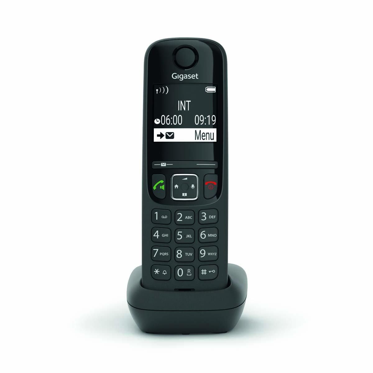 Gigaset AS690IP Dect Kablosuz Telsiz Telefon Siyah