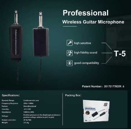 Gold Audio GX-975 Uhf Enstrüman Mikrofonu