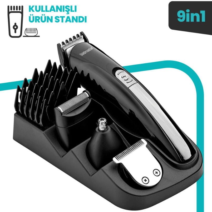 Goldmaster Filinta GM-7171 9in1 Erkek Bakım Seti