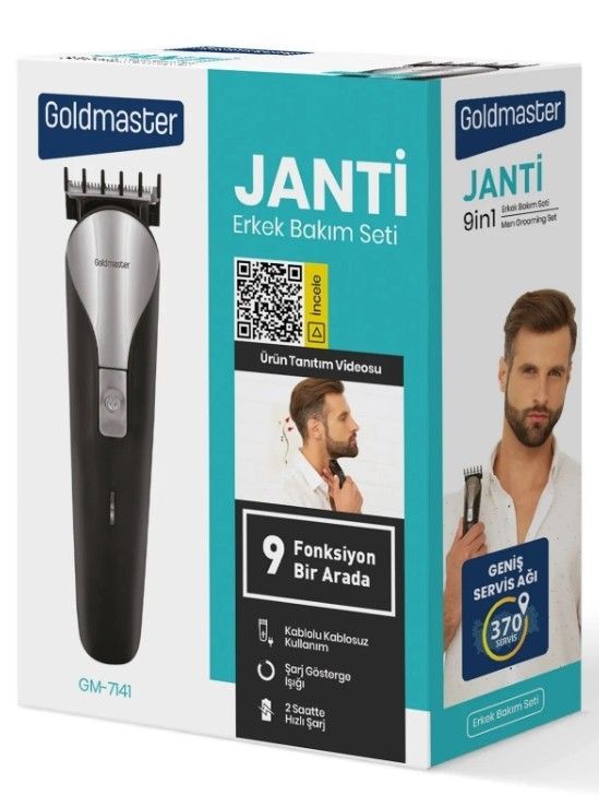 Goldmaster Janti 9in1 Erkek Bakım Seti