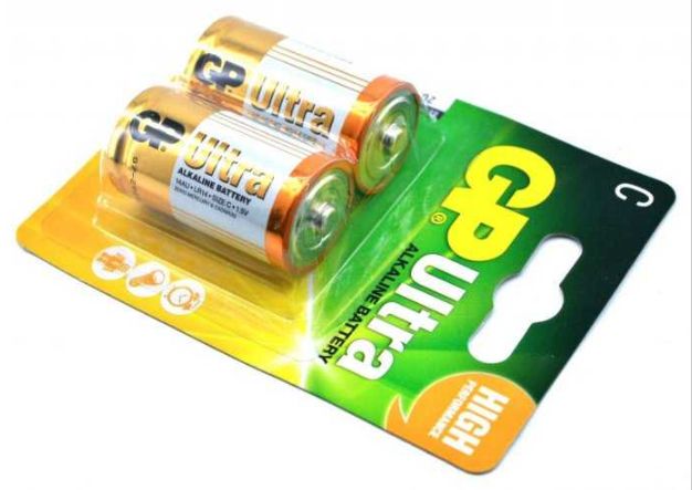 GP 14AU-2U2 LR14 C Size Alkalin Pil (2 li Blister)