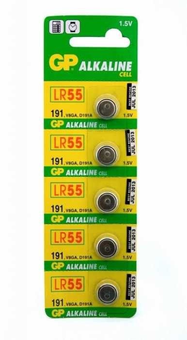 GP 191 1.5V LR55 Alkalin Düğme Pil