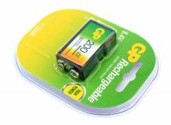 GP 20R8H 200mAh 9V Şarjlı Pil (Tekli Blister)