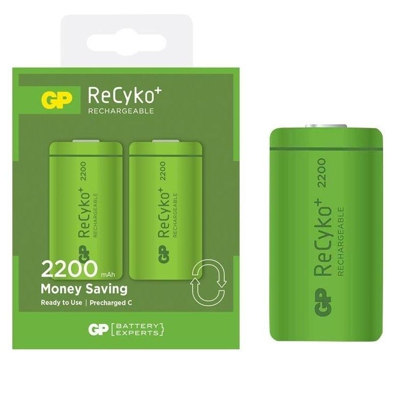 GP 220CHEMTR 2200mAh C Boy NiMH Şarjlı Pil (2 li )