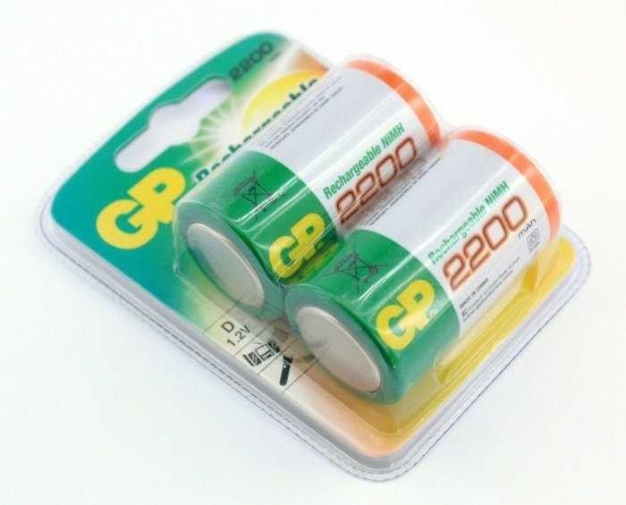 GP 220DH-2U2 2200mAh D Boy Şarjlı Pil (2 li Blist)